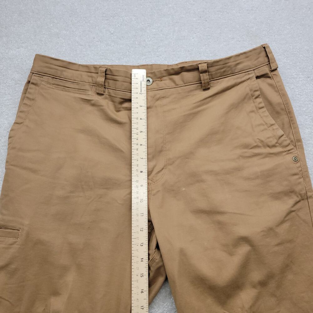 Duluth Trading Co Mens 36x30 Ballroom Khakis Tan Work Utility Pants Stretch - Picture 4 of 8